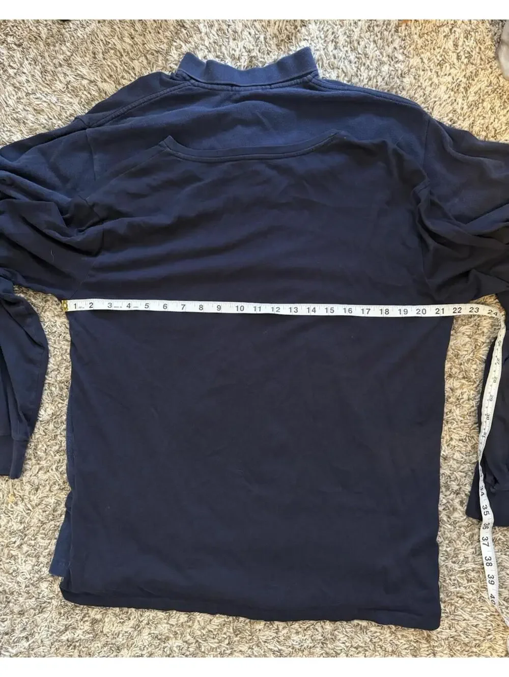 Polo Ralph Lauren Set of Long Sleeve Polo Shirt & VNeck Long Sleeve Size Large